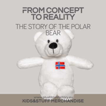 Kids and Stuff Merchandise, Plush Toys Factory, Polar Bear Plush Toy