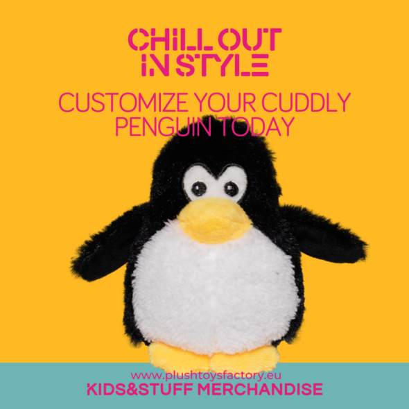 Kids and Stuff Merchandise, Plush Toys Factory, Penguin Plush Toy