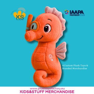 Custom Seahorse Plush – Bubb the Snorkel Seahorse