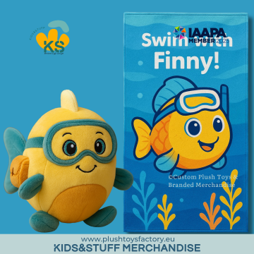 Finny the Fishkid Plush & Towel Set