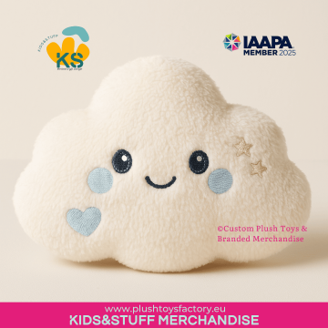 Nubi the Cloud – Soft Plush Character Pillow