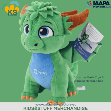 Custom Dragon Mascot for Certa Ireland – High-Detail Plush Toy