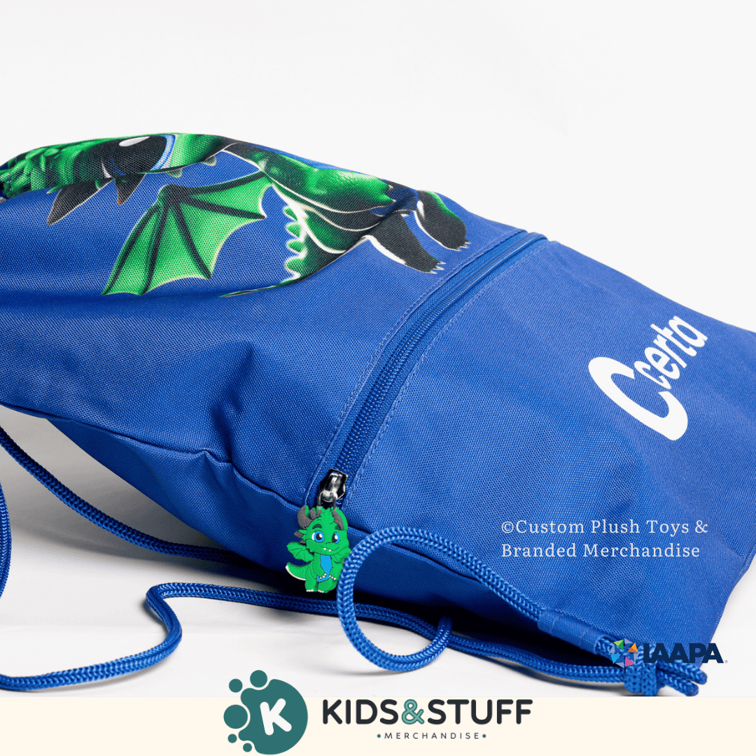 Custom Drawstring bag, Kids&Stuff Merchandise