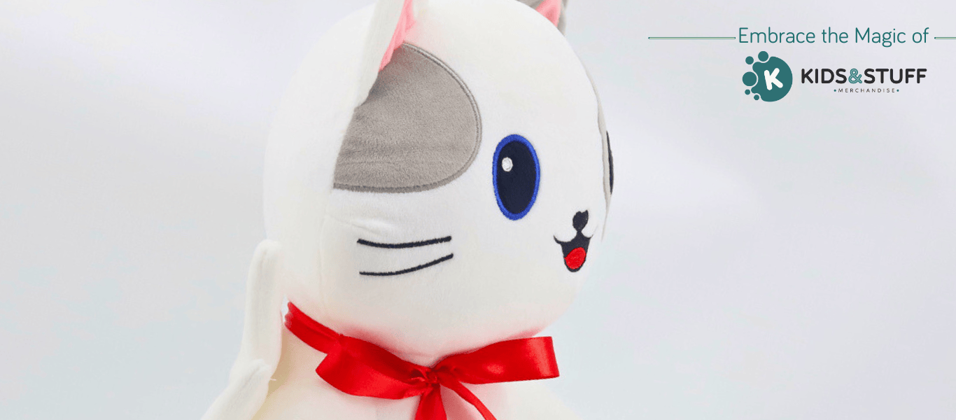 Custom plush cat from Kids&Stuff Merchandise